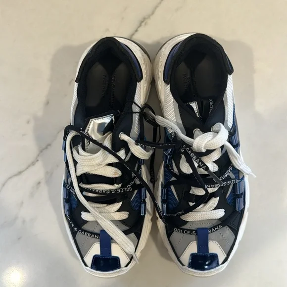 Children’s Dolce & Gabbana Kids Space low-top sneakers - size EU 35 US 3.5 - Picture 6 of 9